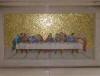 The Altar depicting The Last Supper in mosaic