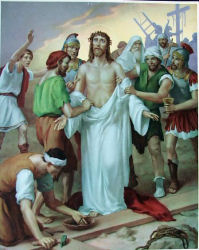 Jesus is stripped of His Garments